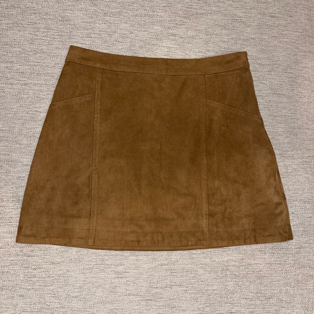 Abercrombie & Fitch Faux Suede Skirt